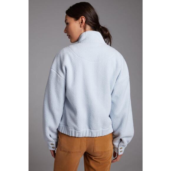 Anthropologie Fleece Bomber Jacket - New XL - Picture 3 of 7